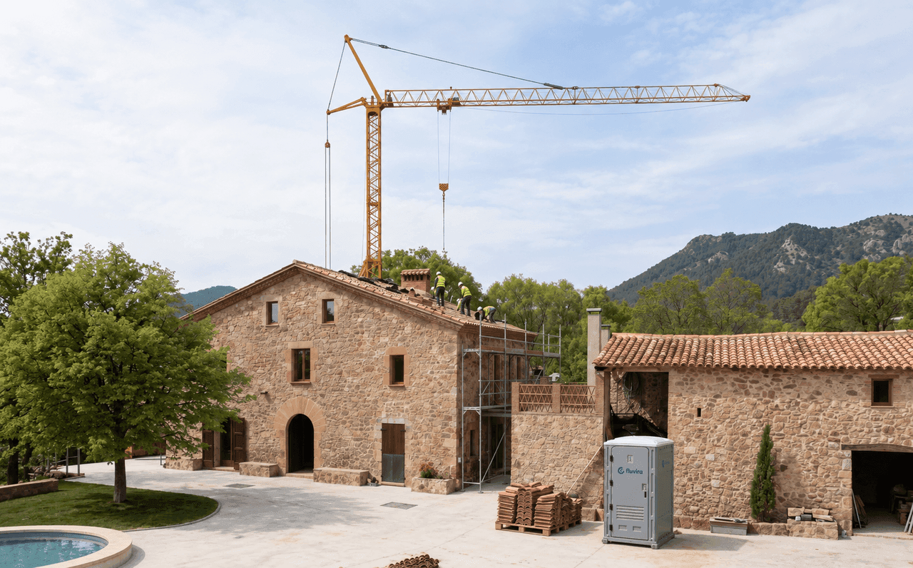 Cabina estàndard en un entorn d’obra